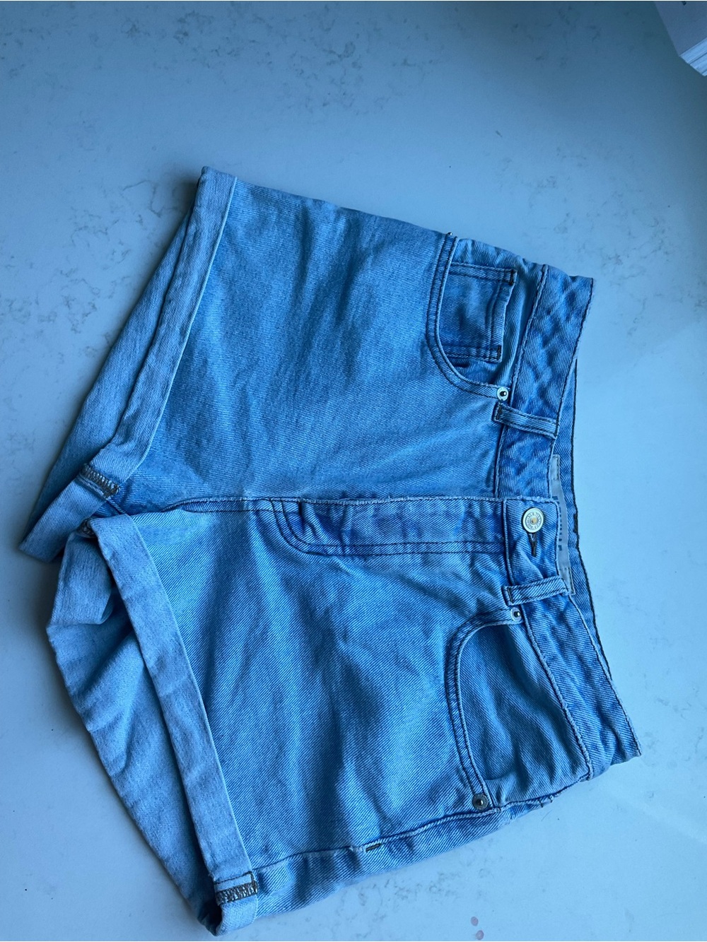 Brandy Melville Light Blue Denim Jean Shorts